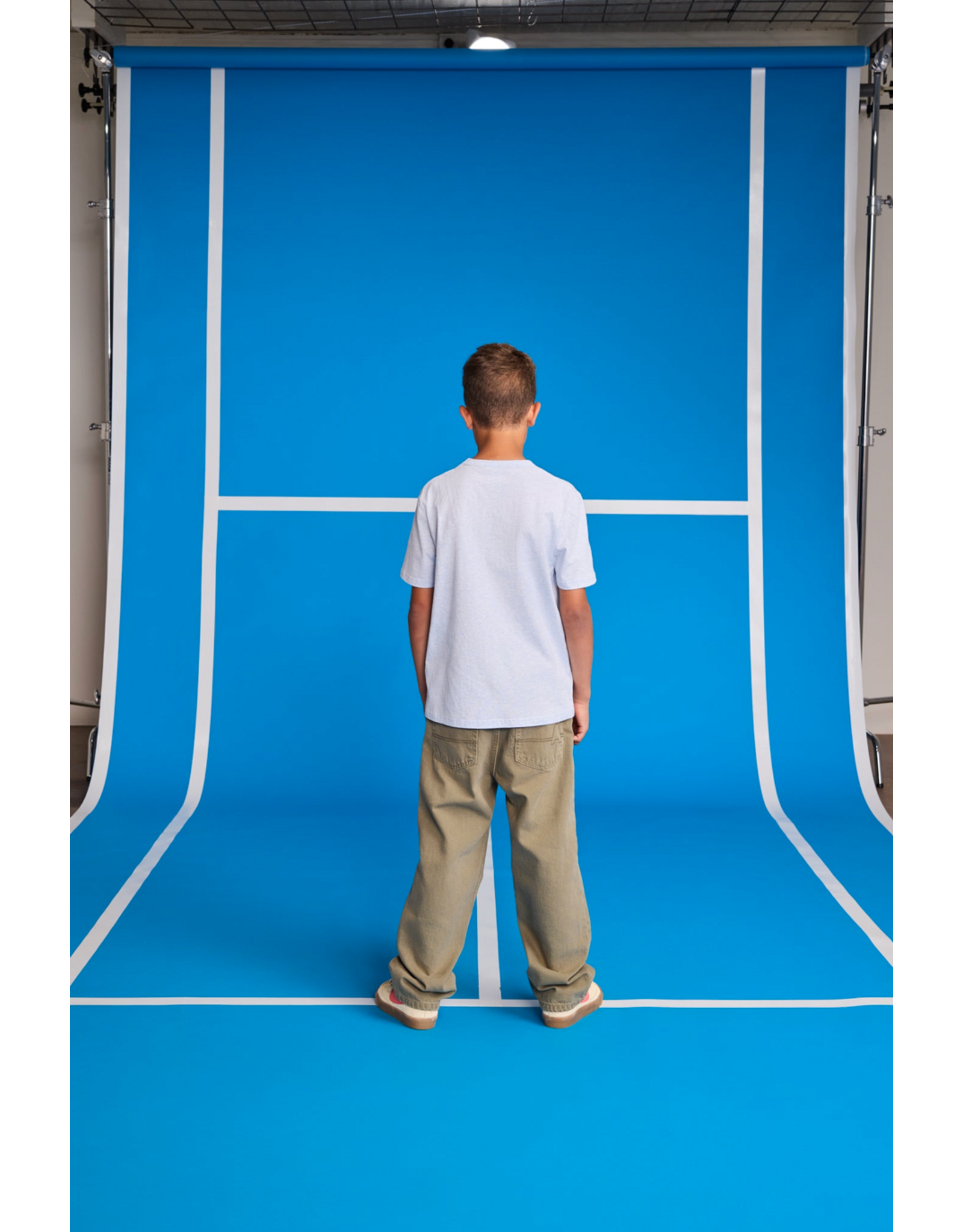 AO76 t-shirt mat heather light blue