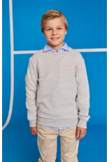 AO76 sweater tom logo grey melange