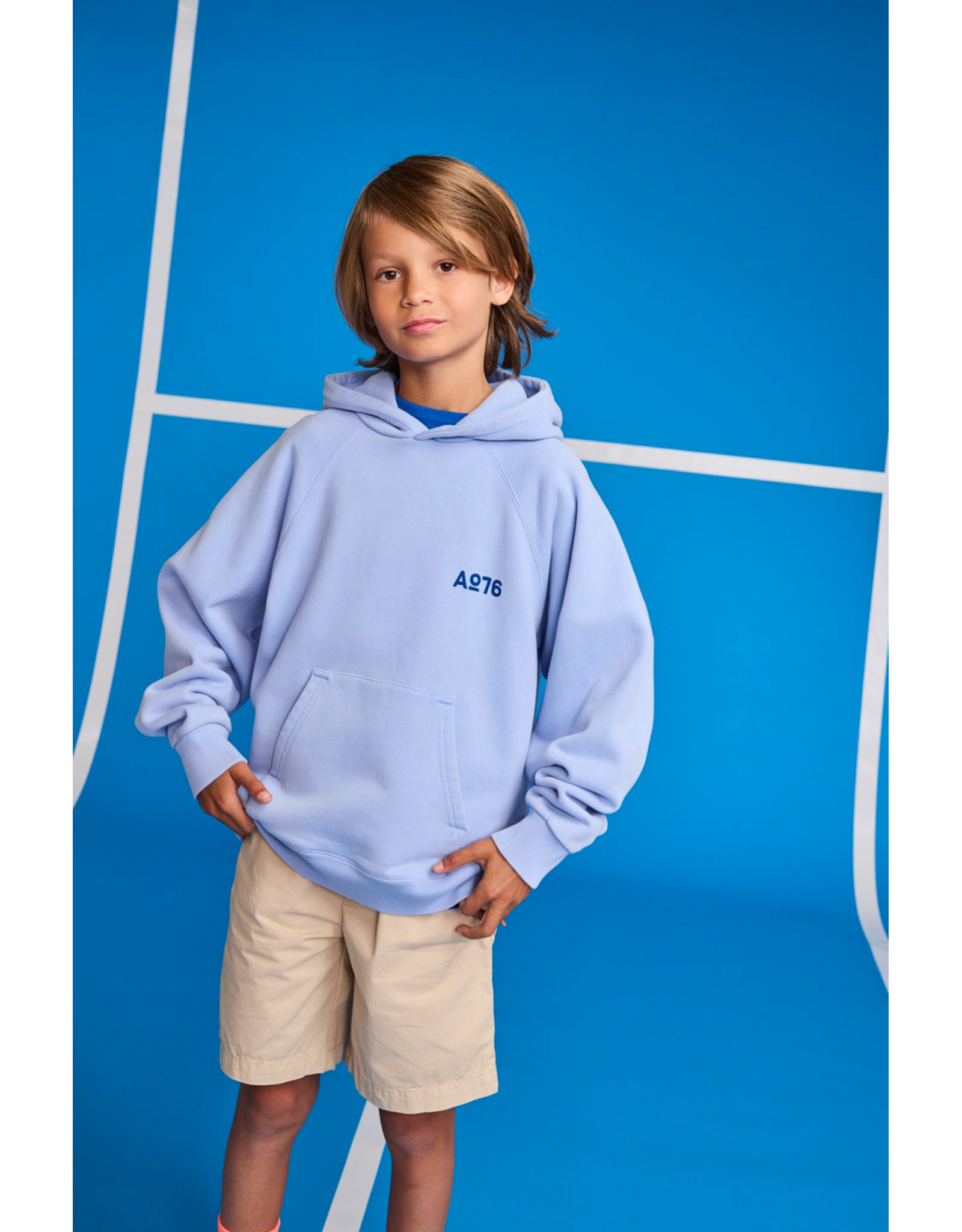 AO76 hoodie Clyde folly vista blue