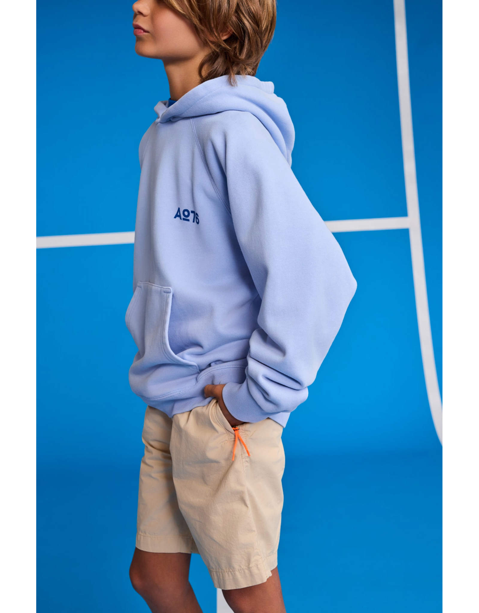 AO76 hoodie Clyde folly vista blue