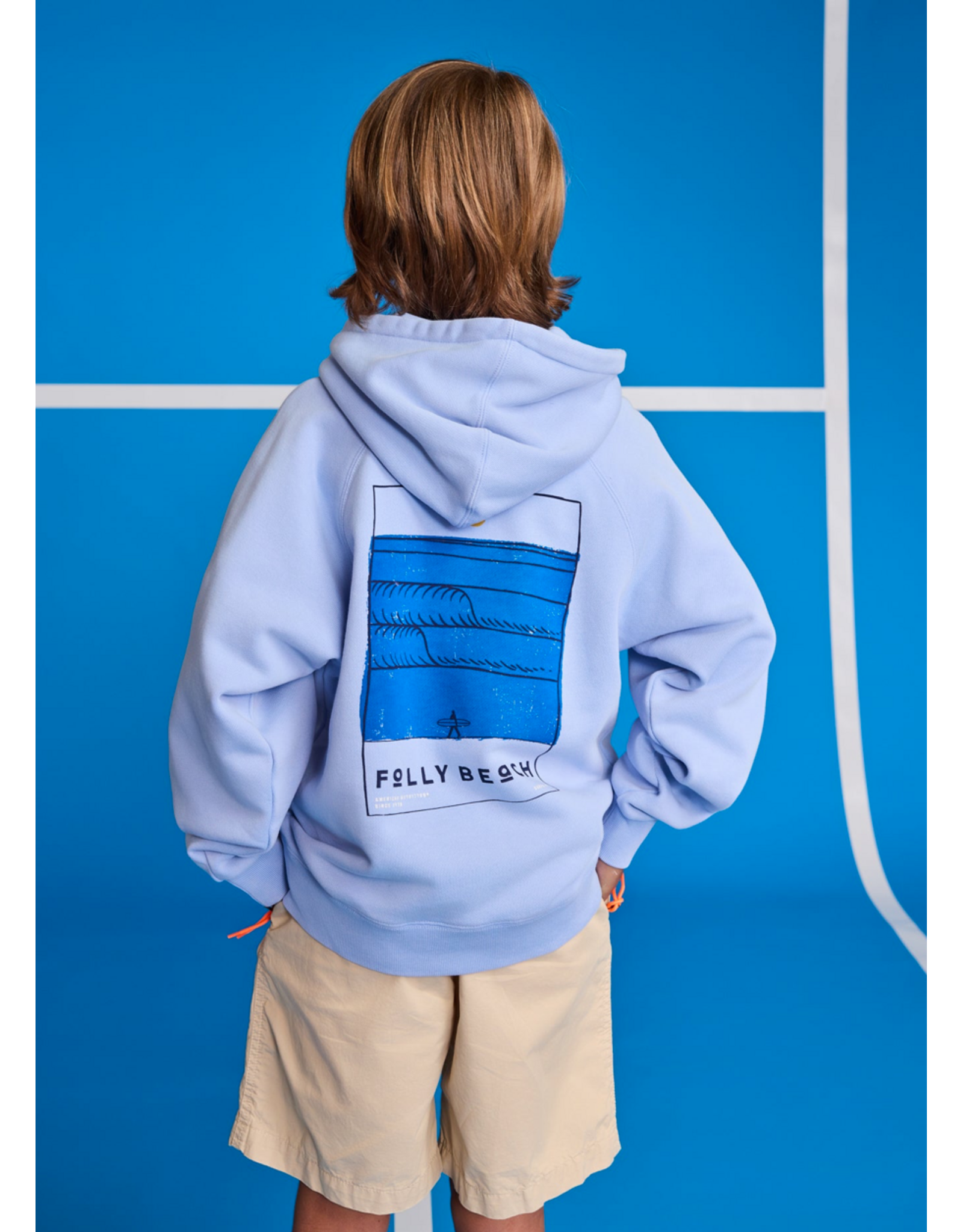 AO76 hoodie Clyde folly vista blue