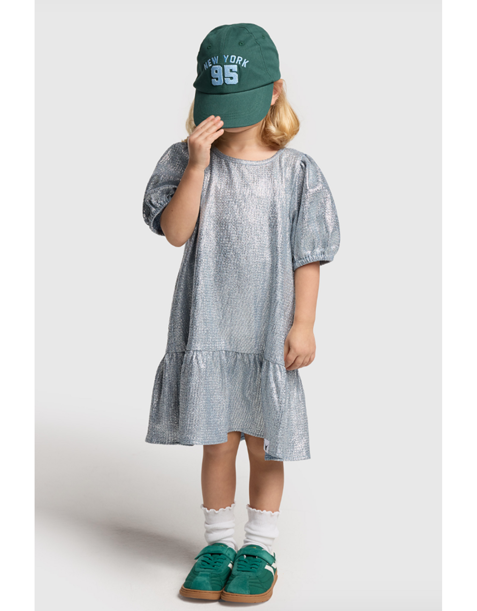 Alix mini jurk silver