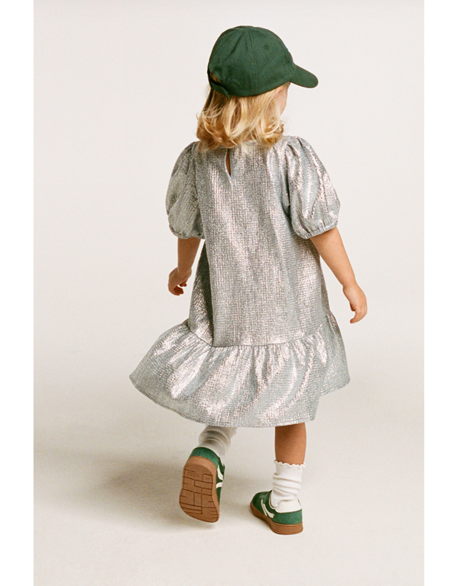 Alix mini jurk silver