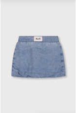 Alix mini ballon rok light blue jeans