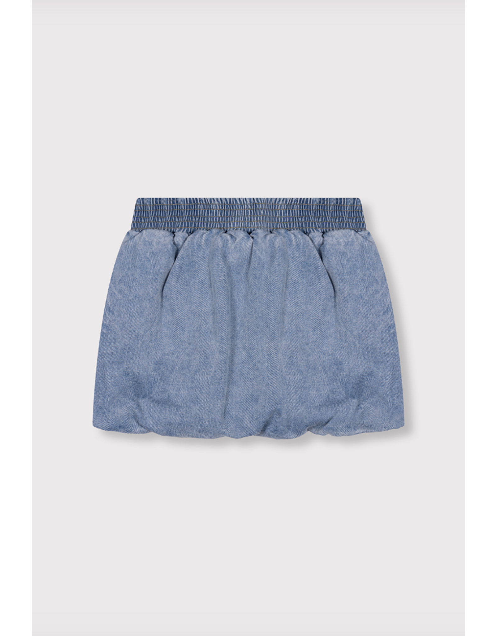 Alix mini ballon rok light blue jeans