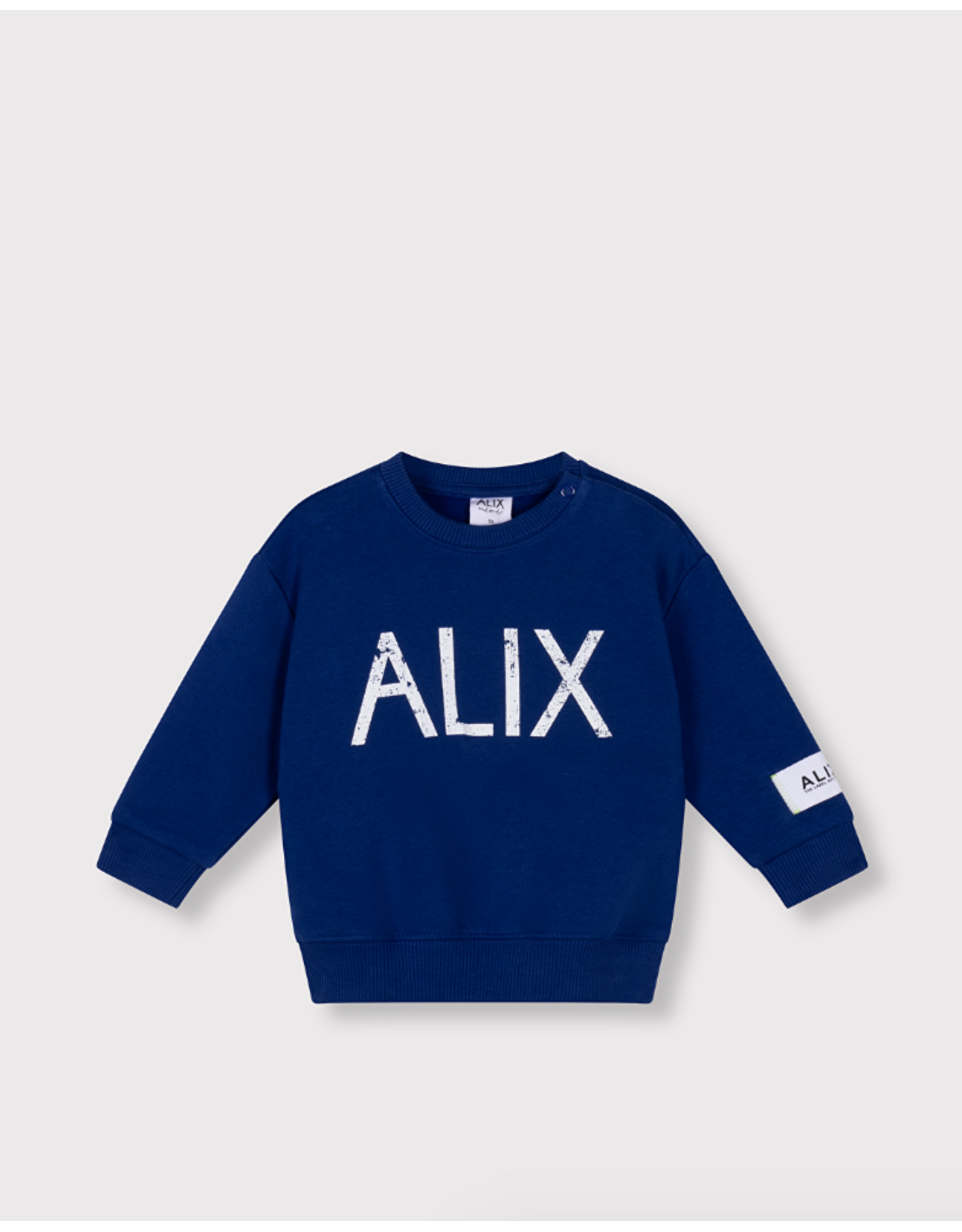 Alix mini sweater logo ALIX royal blue