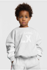 Alix mini unisex sweater super light grey melange