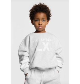 Alix mini unisex sweater super light grey melange