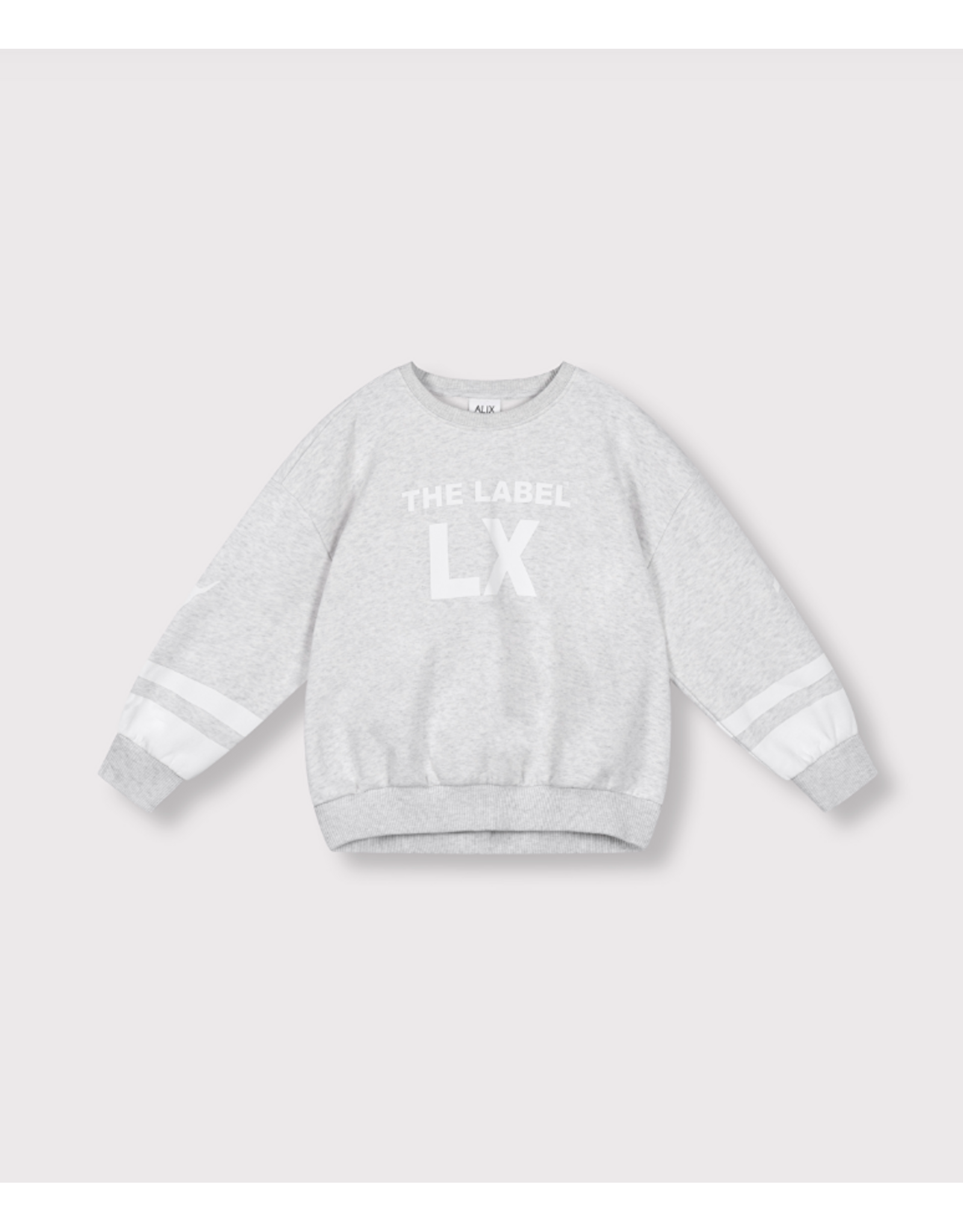Alix mini unisex sweater super light grey melange