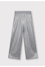 Alix mini broek wide leg silver
