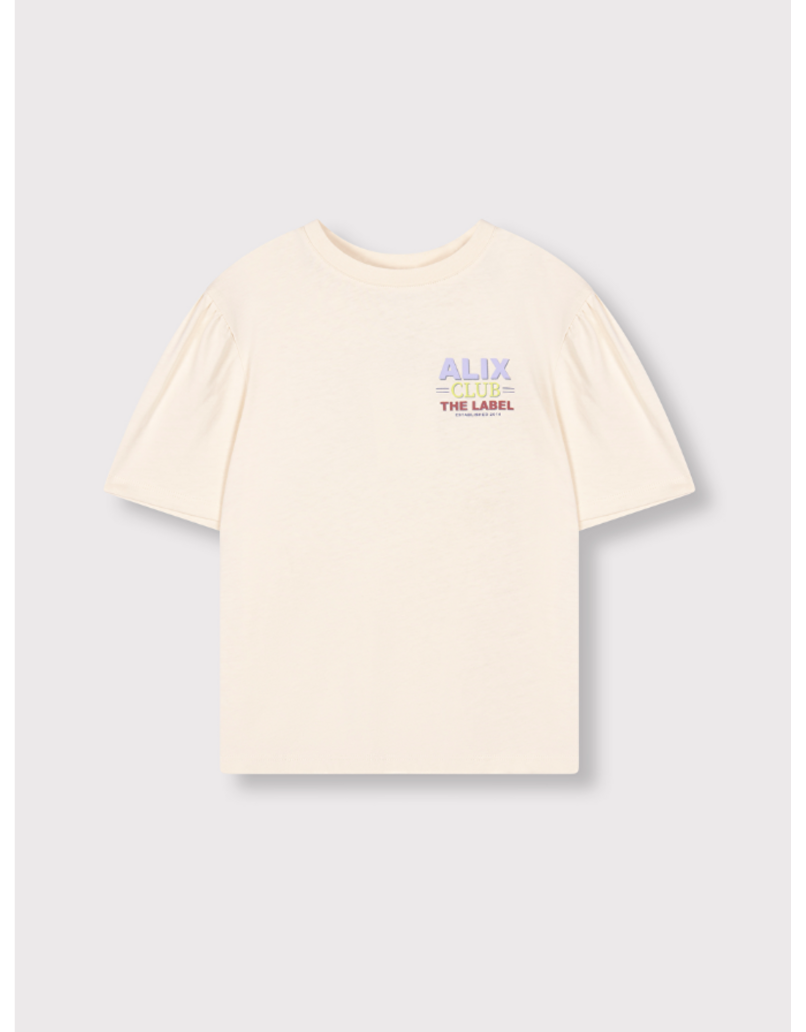 Alix mini t-shirt ecru artwork