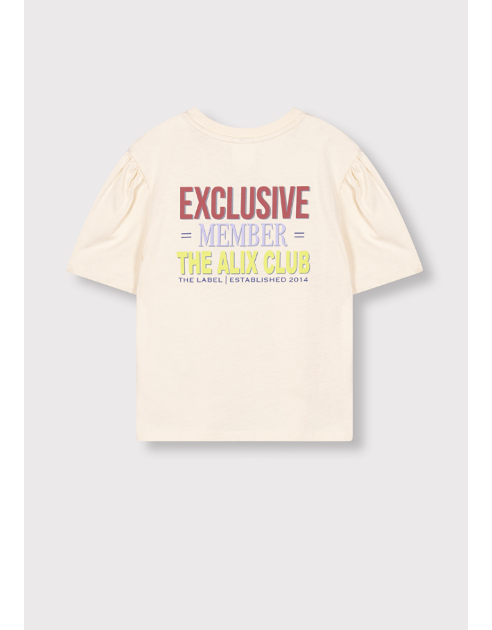 Alix mini t-shirt ecru artwork