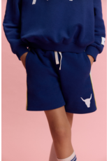 Alix mini unisex short jersey royal blue
