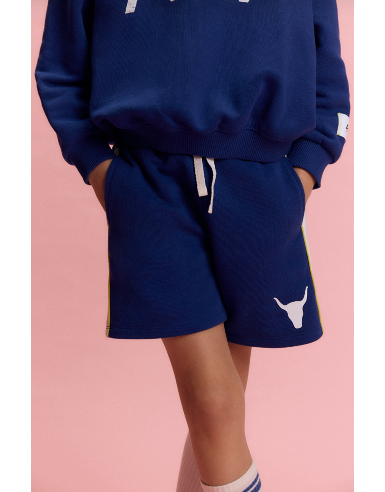 Alix mini unisex short jersey royal blue
