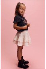 Alix mini rok franje tetra ecru