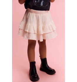 Alix mini rok franje tetra ecru