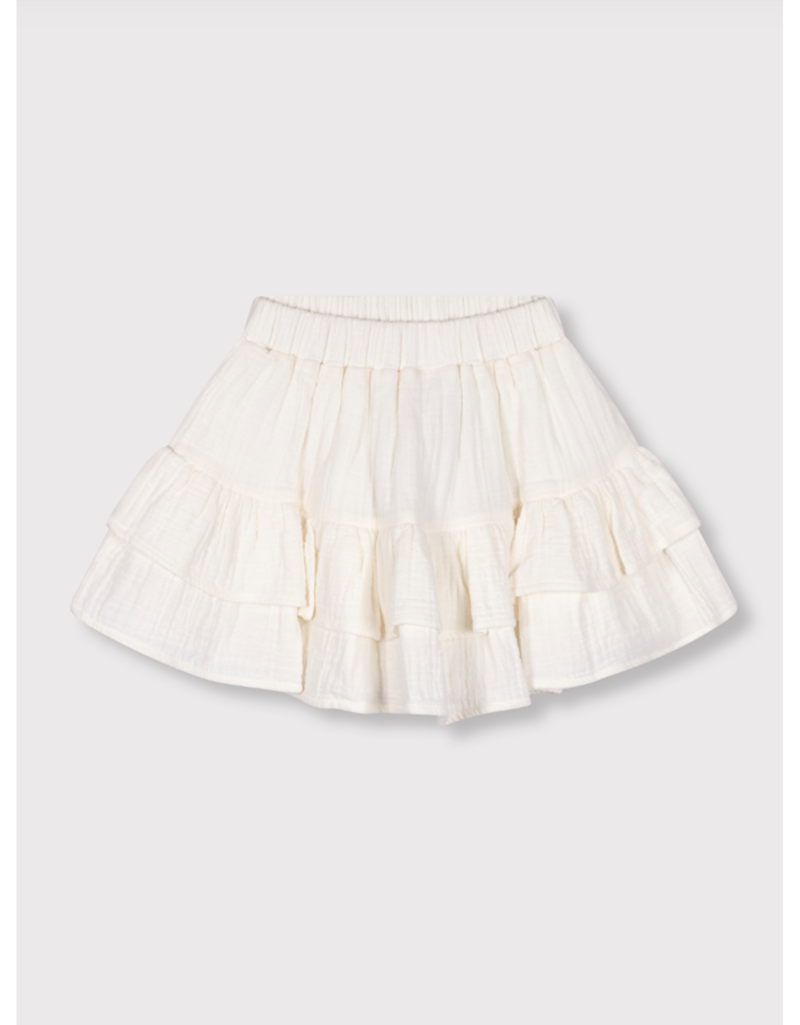 Alix mini rok franje tetra ecru