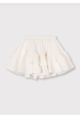 Alix mini rok franje tetra ecru