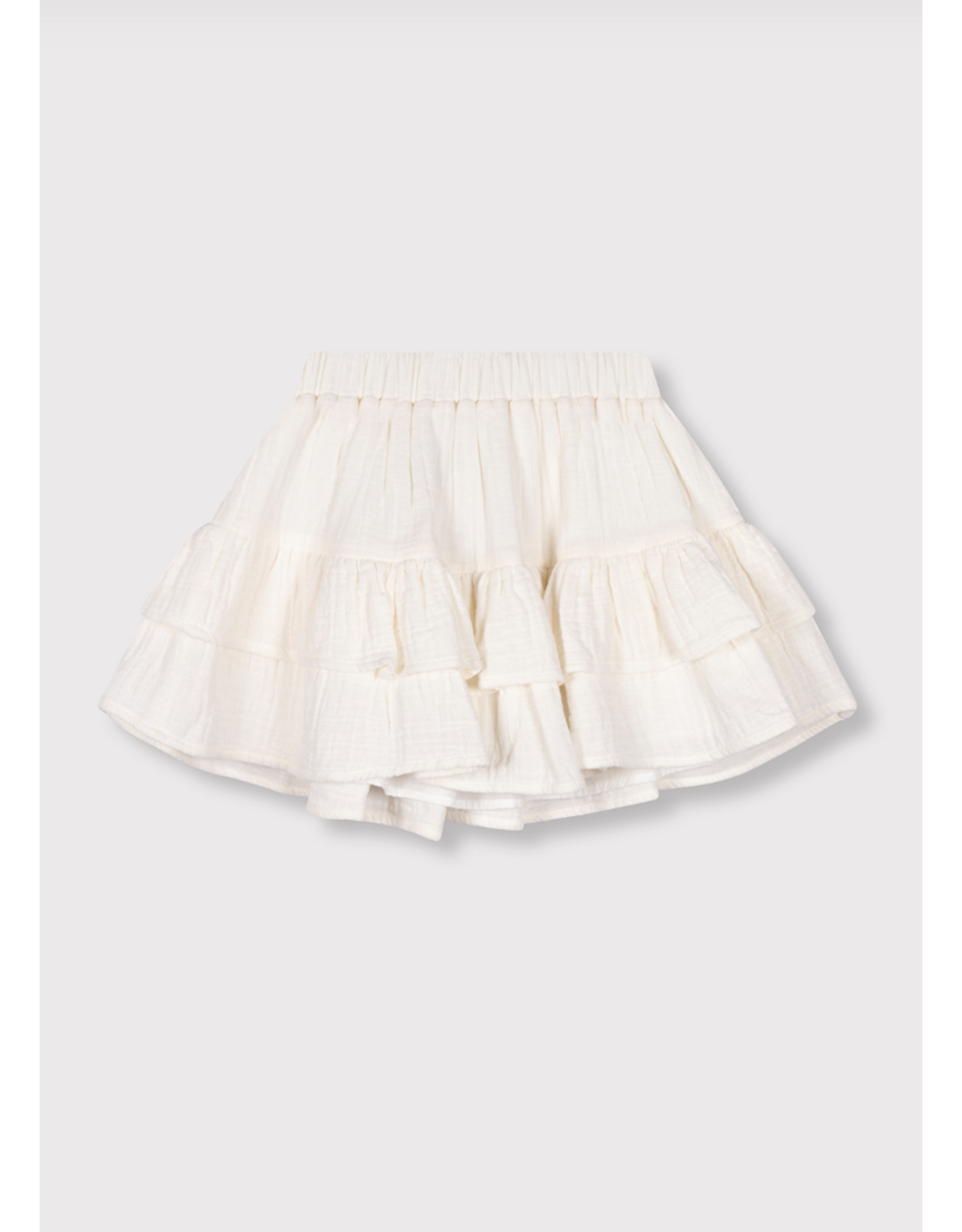 Alix mini rok franje tetra ecru