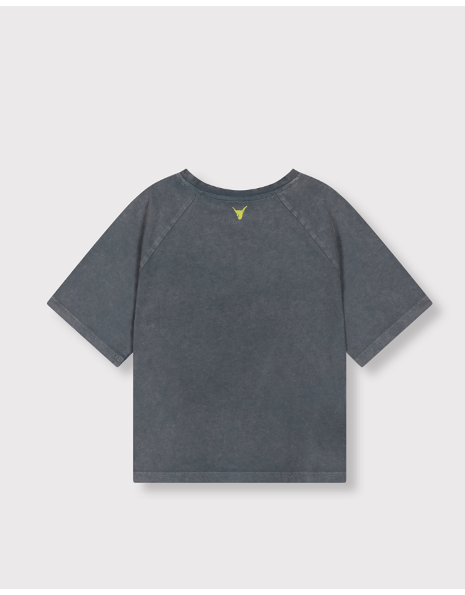 Alix mini unisex t-shirt logo light grey
