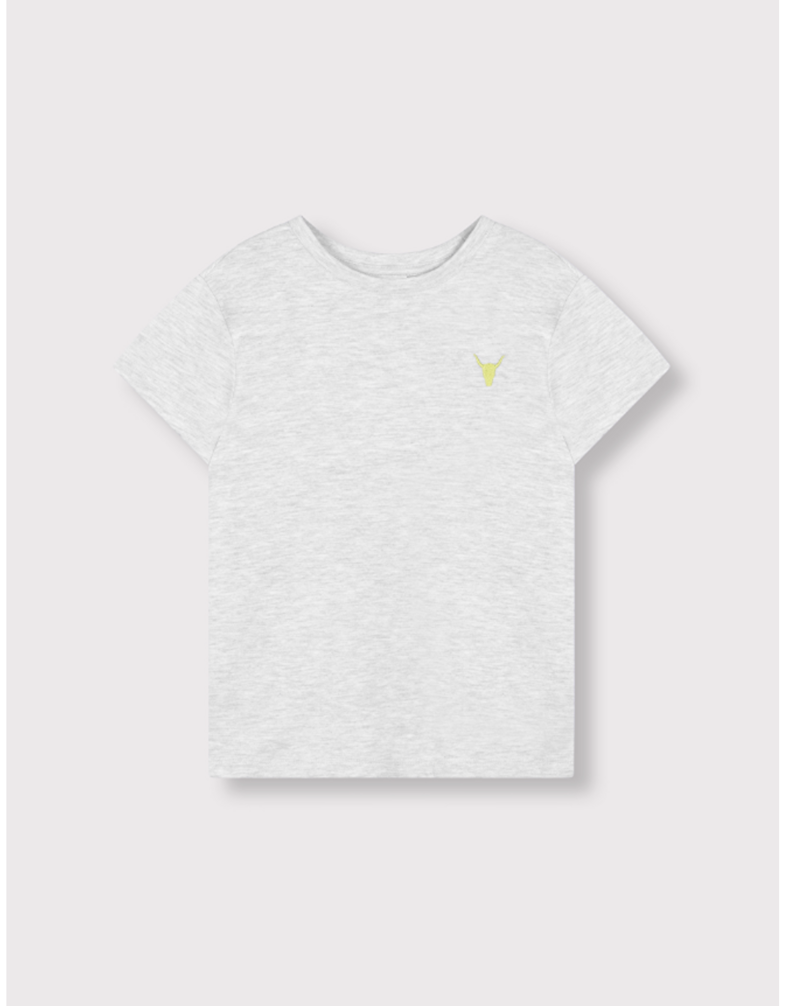 Alix mini unisex t-shirt light grey melange