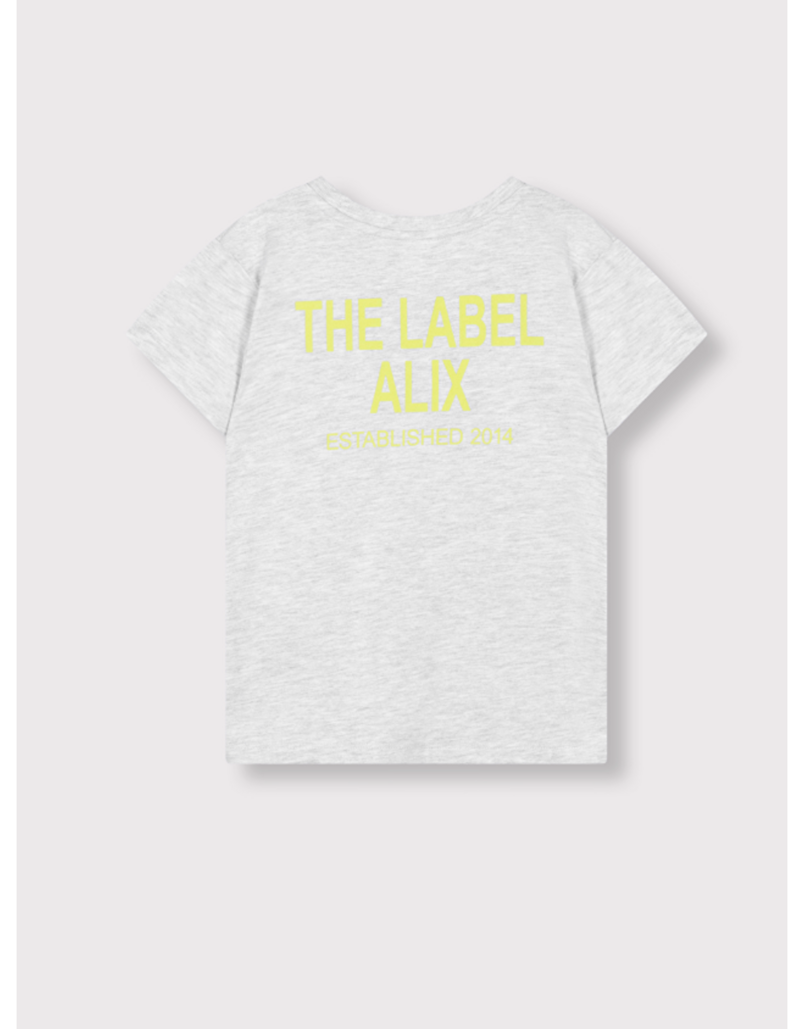 Alix mini unisex t-shirt light grey melange