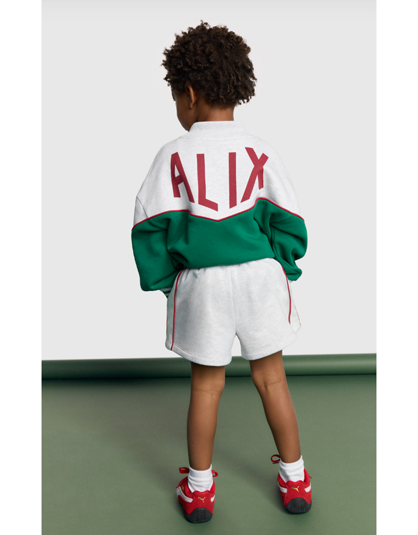 Alix mini sporty jacket green