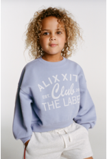 Alix mini sweater logo ALIX lila