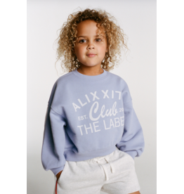 Alix mini sweater logo ALIX lila