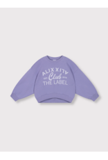 Alix mini sweater logo ALIX lila