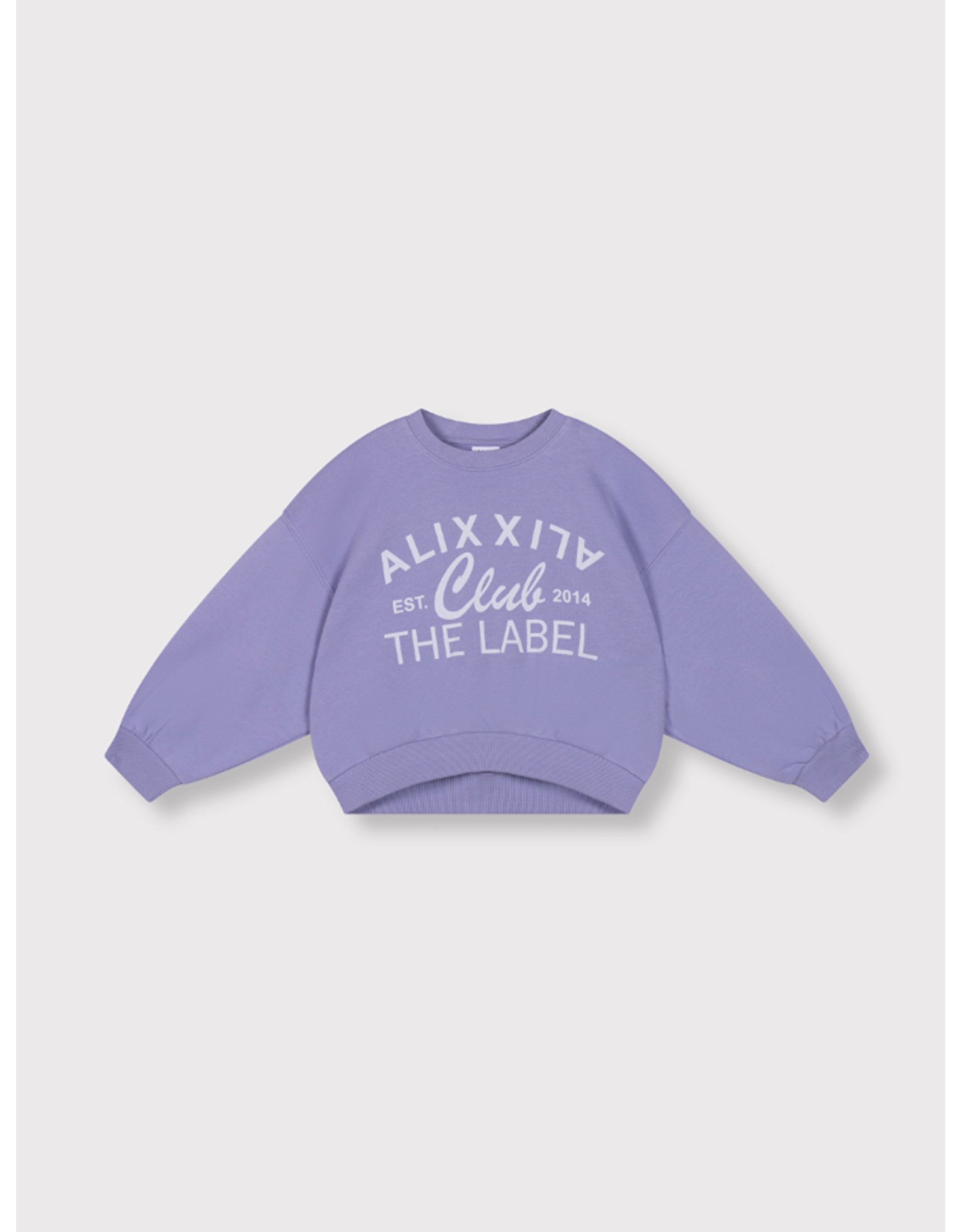 Alix mini sweater logo ALIX lila