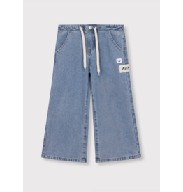 Alix mini jeans wide leg flow light blue