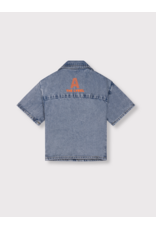 Alix mini jeans blouse blue