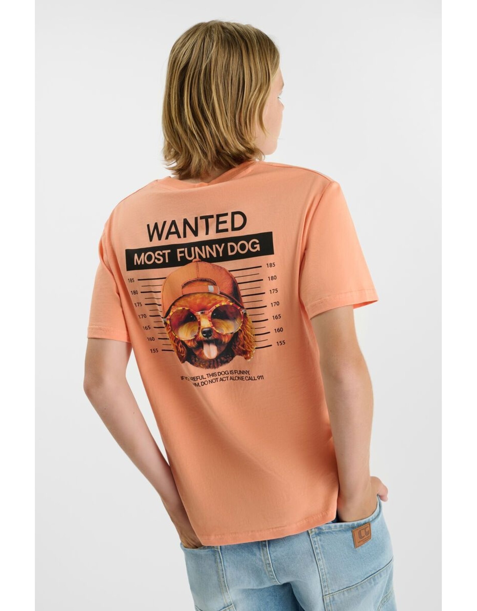 Le temps des cérises T-shirt Wembleybo wanted dog sunblush