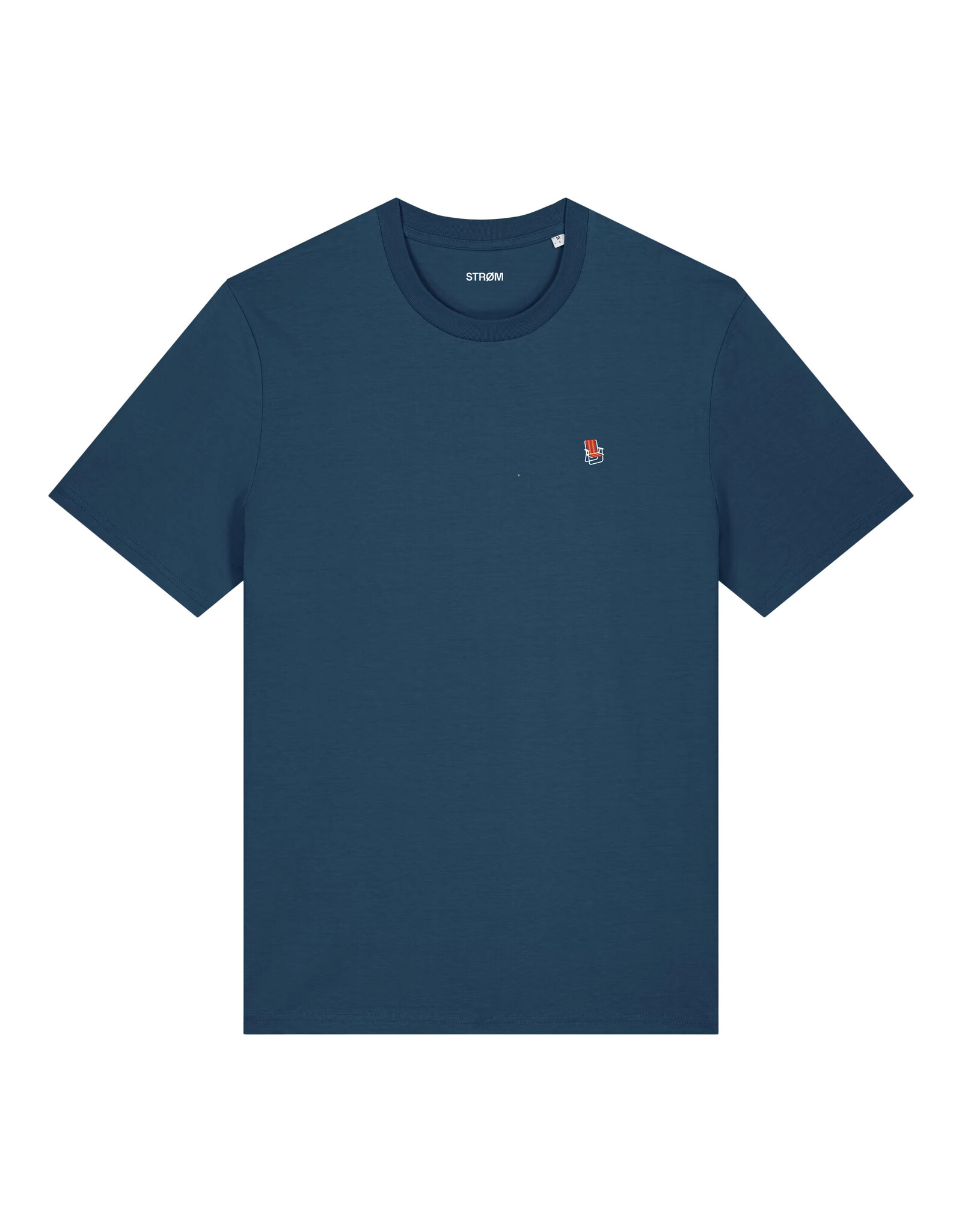 Strom t-shirt blauw strandstoel