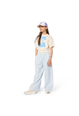 Billieblush blauw wit gestreepte broek