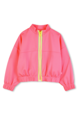 Billieblush cardigan rits fluo roze
