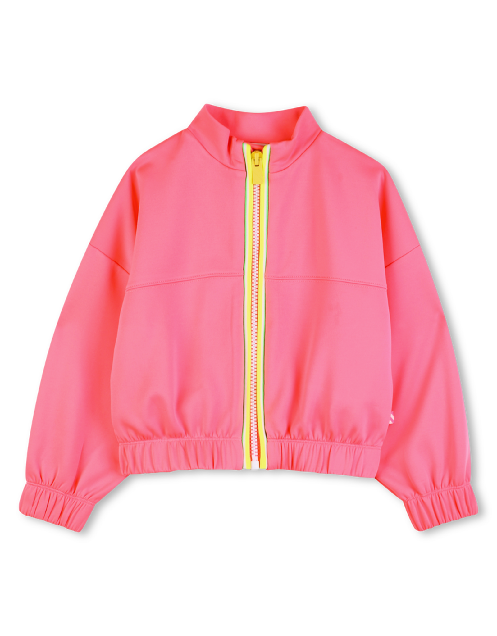 Billieblush cardigan rits fluo roze