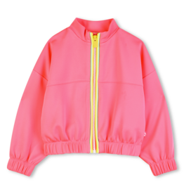 Billieblush cardigan rits fluo roze