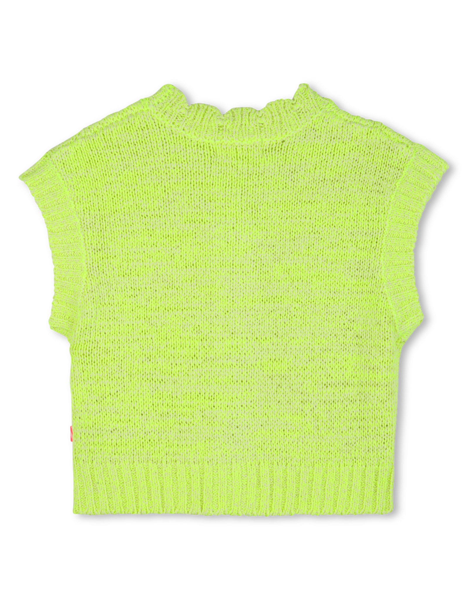Billieblush gilet mouwloos fluo geel