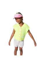 Billieblush gilet mouwloos fluo geel