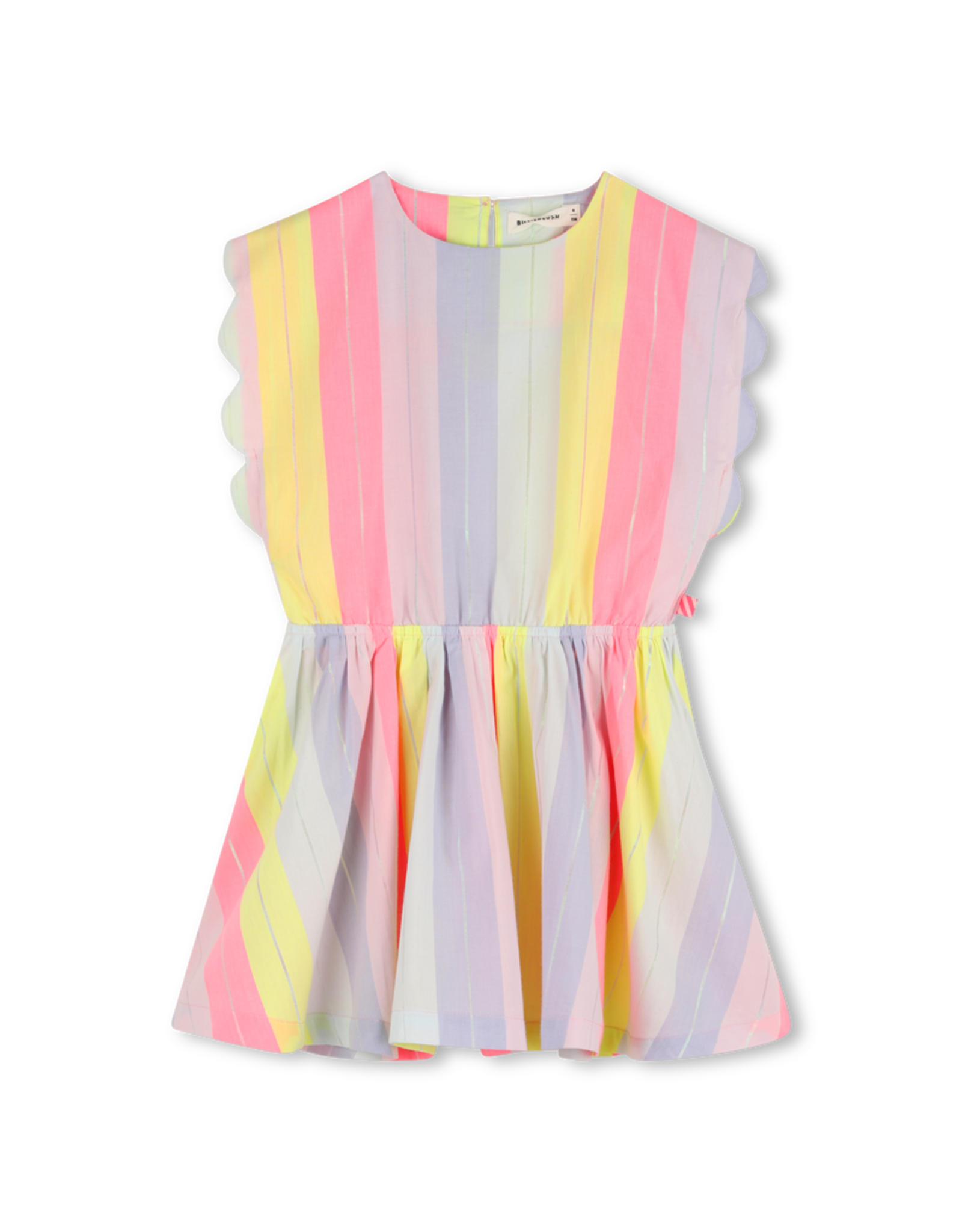 Billieblush jurk gestreept multicolor metallic