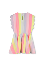 Billieblush jurk gestreept multicolor metallic