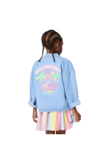 Billieblush jurk gestreept multicolor metallic