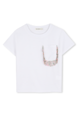 Billieblush t-shirt wit parels