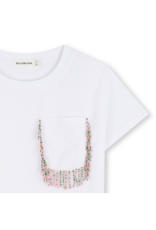 Billieblush t-shirt wit parels