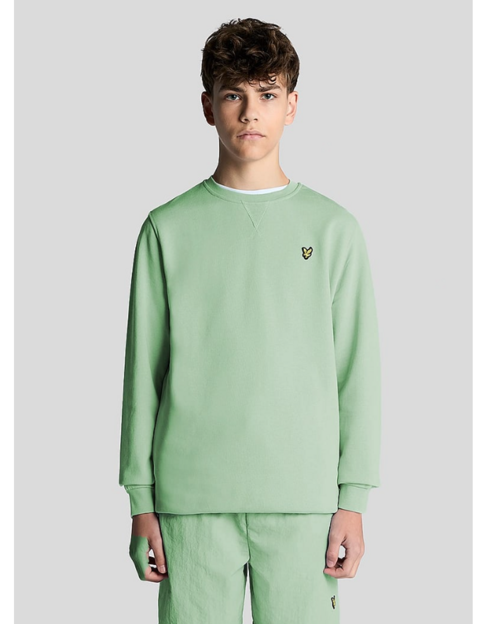 Lyle & Scott sweater turquoise shadow