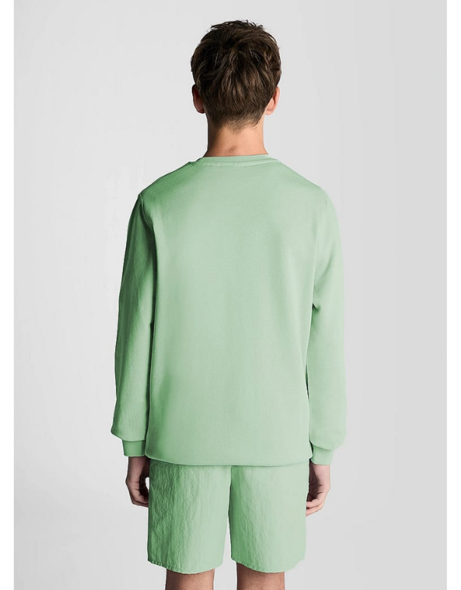 Lyle & Scott sweater turquoise shadow