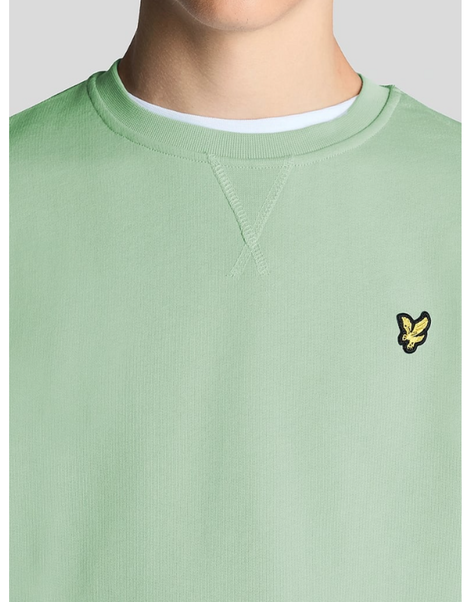 Lyle & Scott sweater turquoise shadow