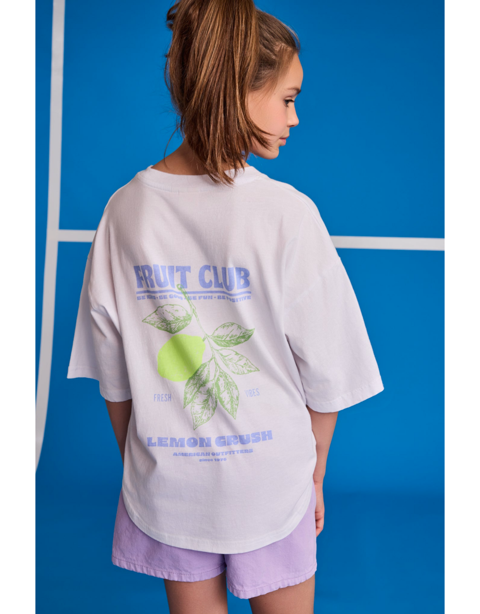 AO76 t-shirt true wit fruit club